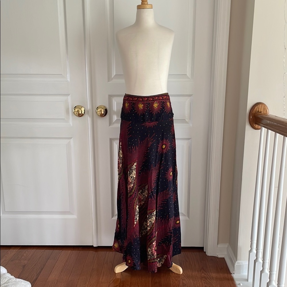 Multicolored Maxi Skirt